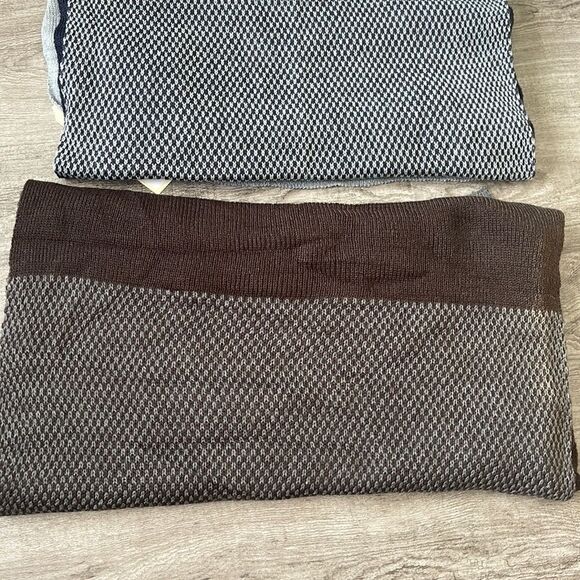 Black Brown Lot of 3 Scarves . New . - Picture 2 of 5